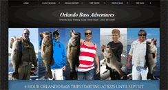 Desktop Screenshot of orlandobassguide.com
